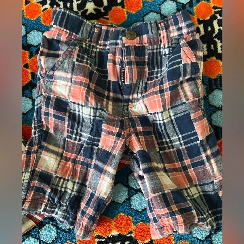 Gymboree & Carters Baby Boys Plaid & Stripe Cotton Shorts